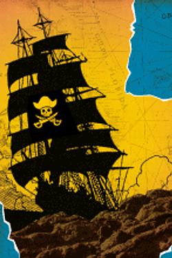Capa da sala de escape Navio Pirata