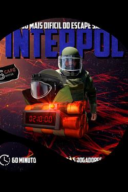 Capa da sala de escape Missão Interpol